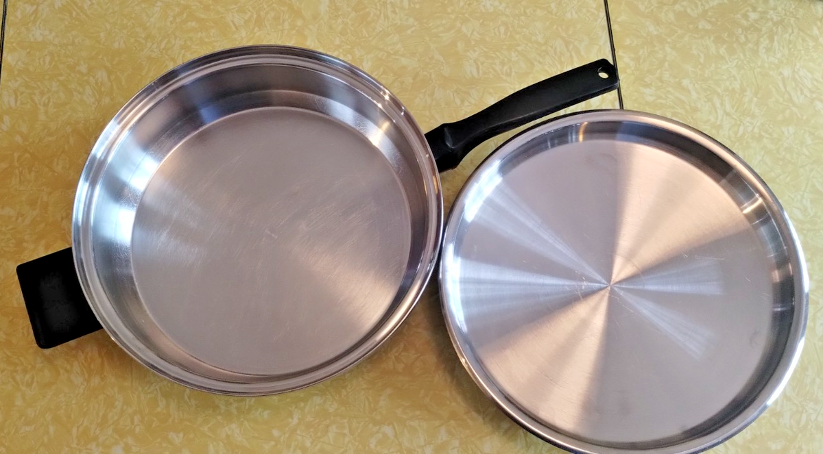 Vintage INKOR 5-Ply T-304 Stainless Steel Cookware USA Multi-Core