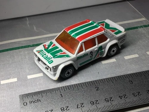 Matchbox Fiat 1500 Abarth Rally Alitalia  Car England Lesney 1982 Wrc