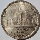 1939 Canada Silver Dollar Coin