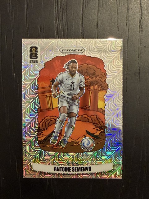 2026 Panini Prizm World Cup National Landmarks Antoine Semenyo Mojo 16/25 Ghana!