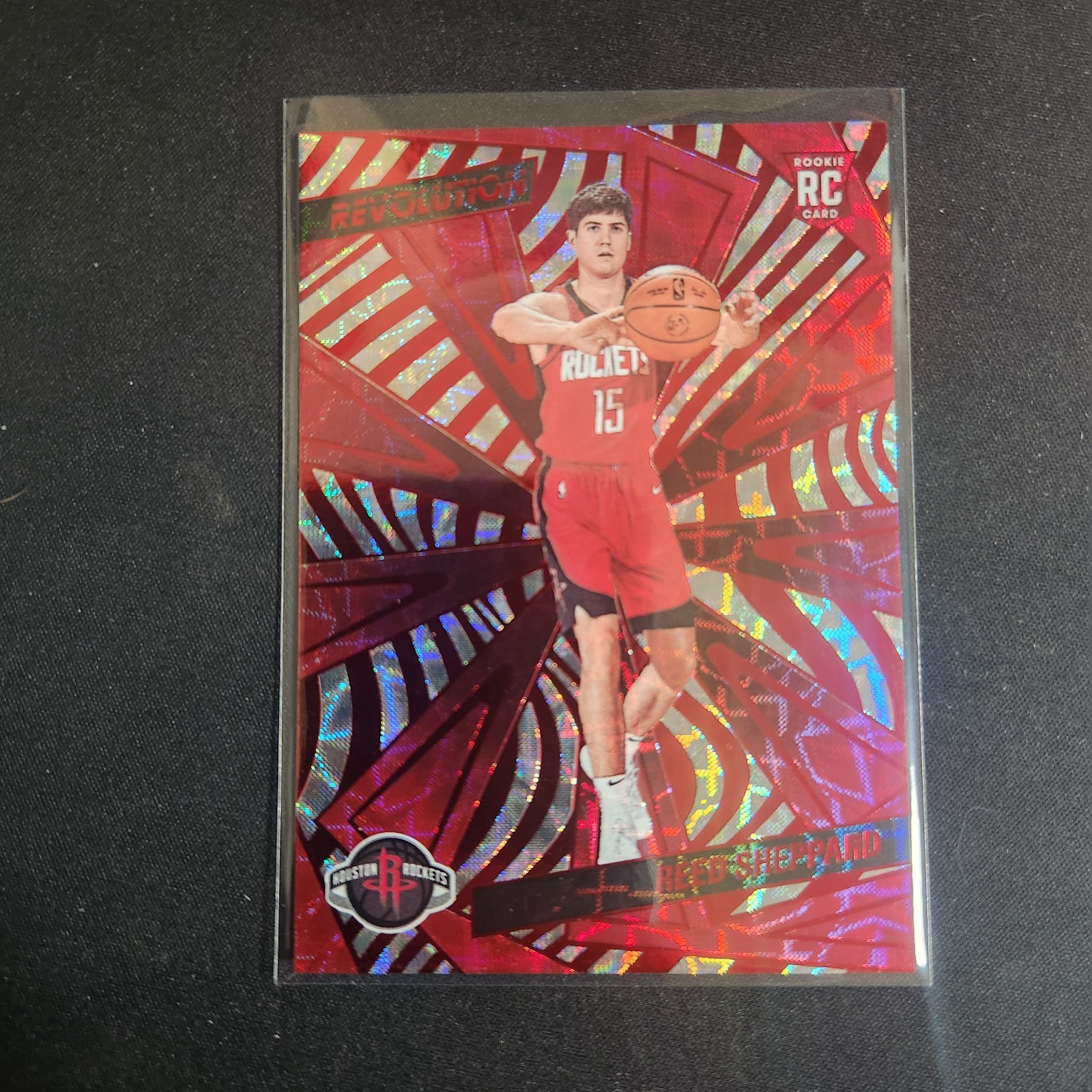 2024-25 Revolution Reed Sheppard RC #145 RED Scope /135 Rockets   L48