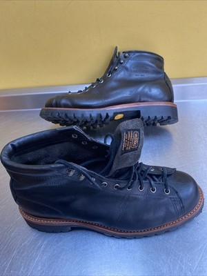Chippewa USA UK9,5 EU44 Black Leather Vibram Commando Soled Walking Boots