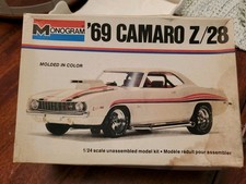Vintage 1977 Monogram 69 Camaro Z28 Model Kit Car - New Open Box