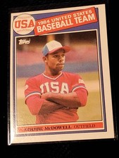 1985 Topps Baseball - #400!Oddibe McDowell - United States 1985 Olympic Baseball