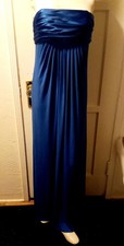 Davids Bridal Royal Blue Long Bridesmaid Dress Evening Gown
