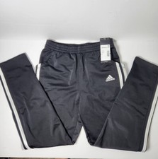 Adidas Girls Tricot Warm Up Pants S Black AK4450 NWT Jogging Athletic Track