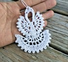 Crochet Baubles Christmas tree Decorations Hanging ornaments 1 set of 10 Angel