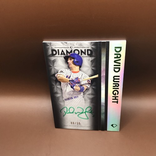 2023 Topps Diamond Icons David Wright White Polychromatink Green Ink Auto #06/15 - 第 1/2 張圖片