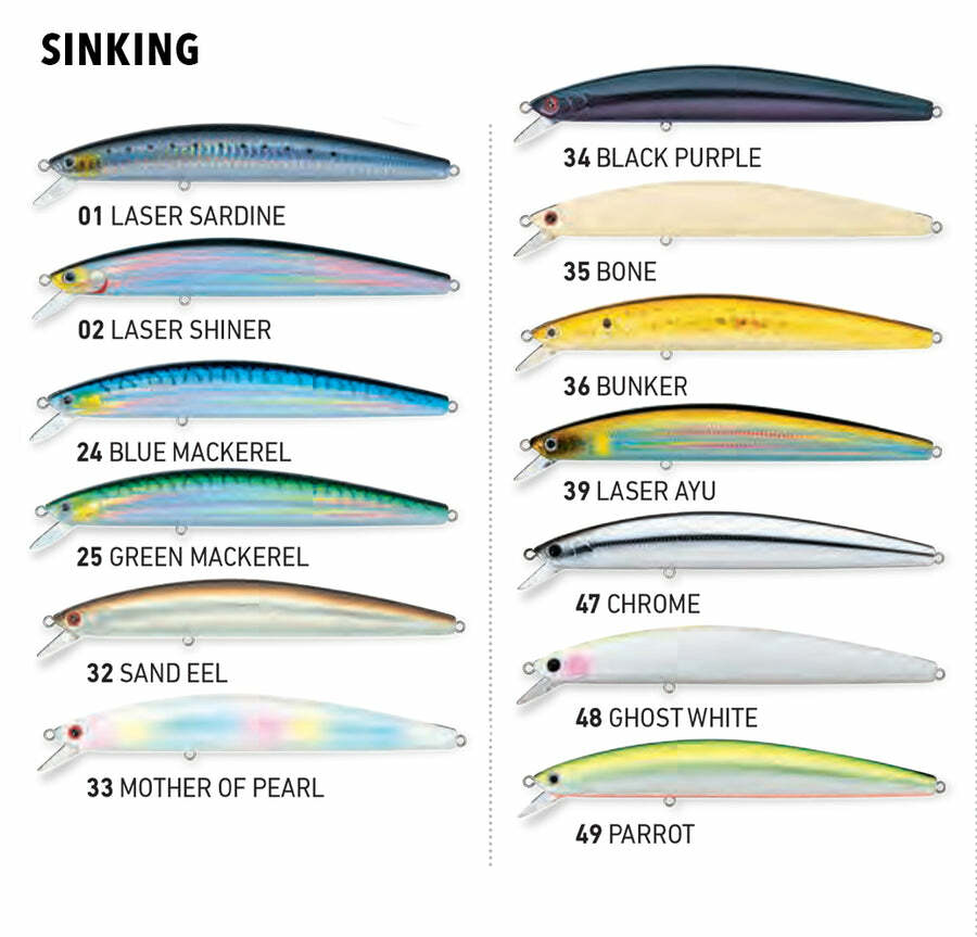 Daiwa Salt Pro Minnow Floating - Black Purple