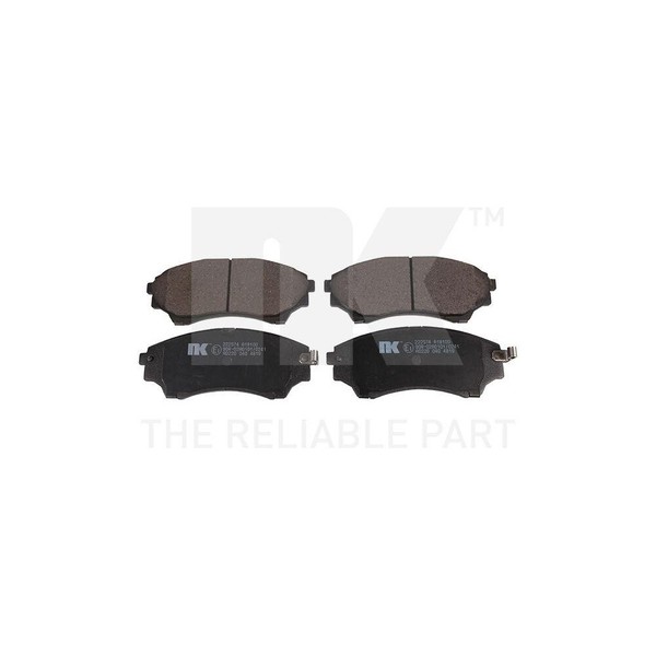 Bremsbelagsatz, Scheibenbremse NK 222574 FüR Ford Mazda Ford Usa, Vorderachse-image
