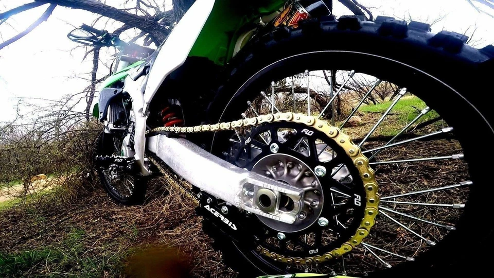 Junta tórica de cadena para moto de cross dorada resistente Oring 520 120 Flo Motorsports Foto 4 de 4