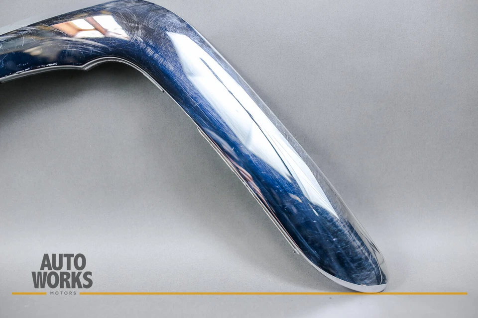 98-03 Jaguar XJR XJ8 X308 Vanden Plas parachoques trasero derecho moldura cromada OEM Foto 2 de 4