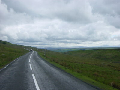 Foto 6x4 Straße über Eggleston Common, Teesdale Hill Top\/NY9924 um 2002
