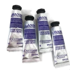 L'Occitane Lavender Essential Oil HAND CREAM 10ML X 4 NEW