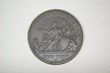 1836 Hard Times Token- R + W Robinson- EF with amazing Pedigree flip.  Low 104