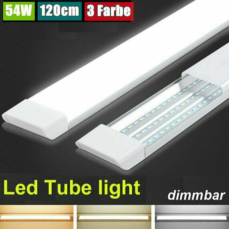 6 Stück LED Feuchtraumleuchte 60CM, 20W 2400LM – IP65 Wasserdicht Für Keller & Garage