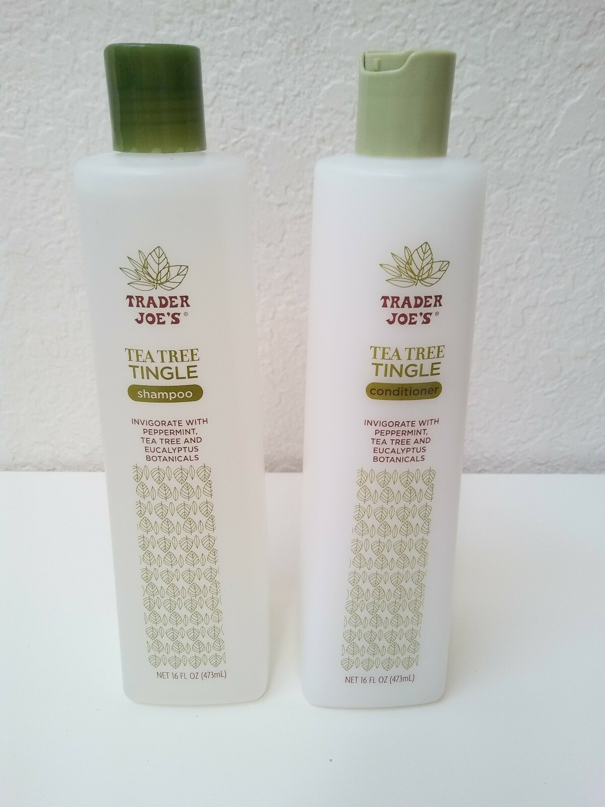 Trader Joe's Tea Tree Tingle Shampoo and Conditioner Pack, 16 oz