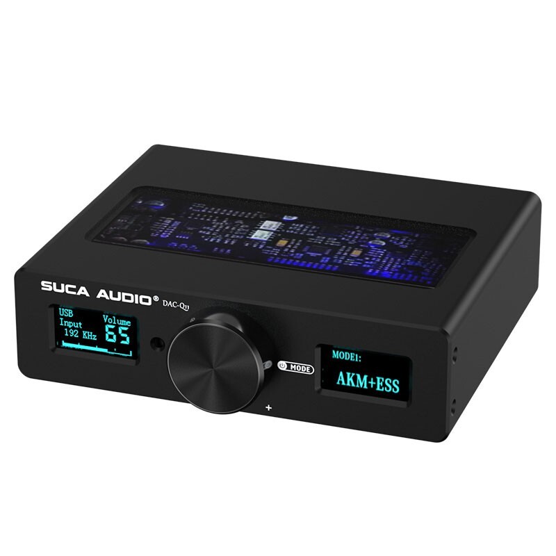 あこ　DAC Satura SUCA AUDIO DAC-Q11 Dual-core Audio Decoder ESS9038+AK4493 Hifi DAC