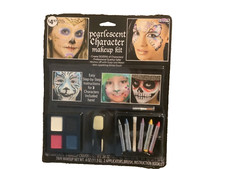 Pearlescent Makeup Kit Halloween Costume Face Paint Festival Pearl Black Light
