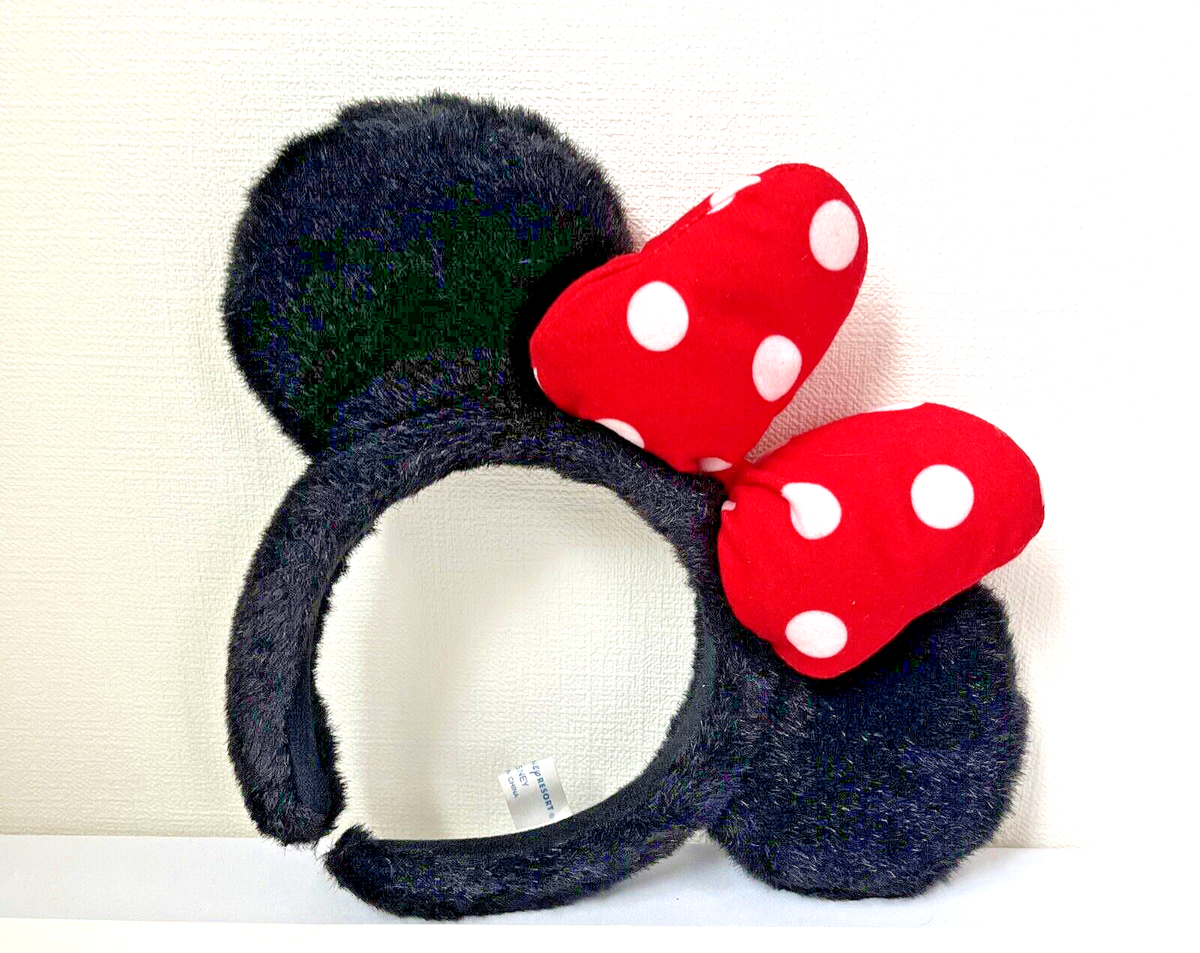 Japan Tokyo Disney Resort Headband Red Ribbon White Polka  display picture 1