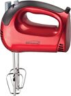 Brentwood Hm-46: Lightweight, 5-Speed Electric Hand Mixer - Red