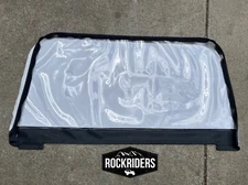 Repalcement Soft Top Clear Rear Window Black for 1997-2006 Jeep Wrangler TJ LJ