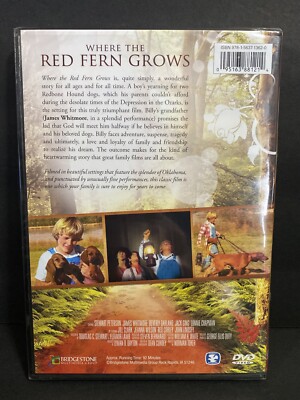 WHERE THE RED FERN GROWS DVD MOVIE JAMES WHITMORE BEVERLY GARLAND