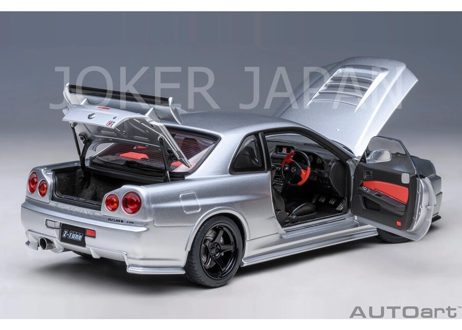 AUTOart Nismo R34 GT-R Z-tune (Z-tune Silver) 77461 1/18 JDM | eBay