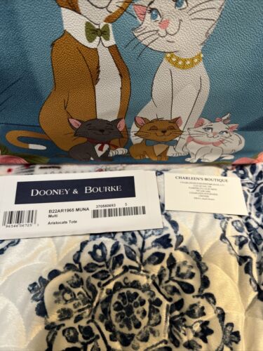 Neu mit Etikett Disney Dooney & Bourke The Aristocats Cats große Tragetasche Geldbörse Neu mit Etikett - Bild 2 von 10