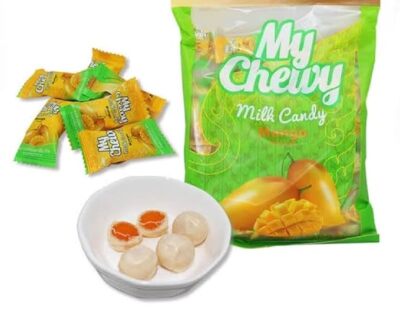 My Chewy Mango Flavour Soft Milk Candy Party Snack (100 Counts