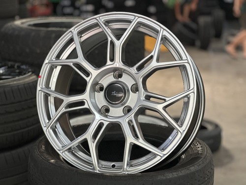 New 17x7.5 Advanti ASPHALT (4 wheel) Silver 5x114.3 fit Toyota Honda Mazda Kia - Afbeelding 5 van 12