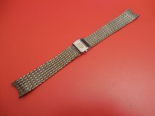 RARE BAUME MERCIER WOVEN STEEL 18MM BAND BRACELET FOR MODEL 5115.039