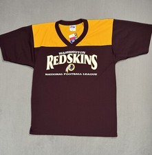Washington Redskins Commanders Majestic Vtg NFL Football Sports V Neck T Shirt M