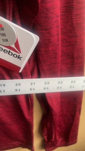 NWT MEN'S REEBOK LONG SLEEVE PULLOVER SWEATSHIRT LARGE 1/2 ZIP - Picture 3 of 5