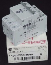 NIB ALLEN BRADLEY 1492-CB3H040 CIRCUIT BREAKER SER C 1492CB3H040
