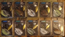 Lot of 10 New Assorted H2OX H2O Xpress Spinnerbait 3/8 & 1/2oz Fishing Lures #5