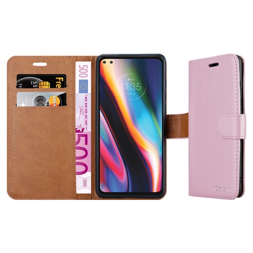 For Motorola Moto G 5G Plus Phone Case Leather Wallet Flip Stand View Cover - Picture 81 of 82