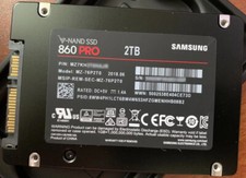 Samsung 860 Pro, 2TB, Internal, inch (MZ-76P2T0B/EU) Solid