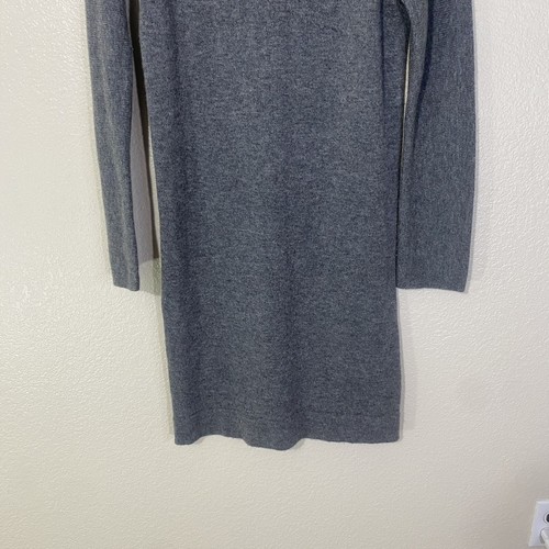 Vince Dress Womens Size XS Raglan Crew Sweater Grey Wool Cashmere Long Sleeve - Picture 5 of 9