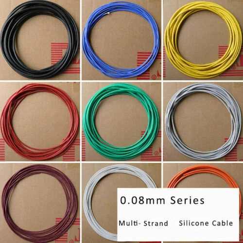 UL Multi-Strand Silicone Cable Flexible Wire 0.08mm 600V 200℃ 2/4/6/7/11-17awg  - Image 4 of 4