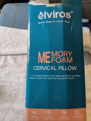  Cervical Memory Foam Pillow, Contour Pillows for Neck and Shoulder Elviros New