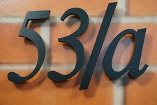 Numeri civici numero civico tipo americano nero per esterno