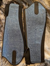 Blingy Blue Matchy Matchy Equestrian English Half Chaps Synthetic
