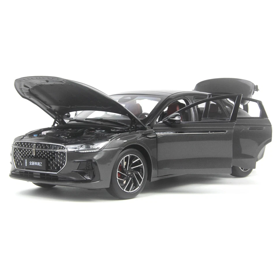 Литая модель автомобиля Lincoln Z в масштабе 1:18 серая Paudi Collction - Изображение 4 из 4