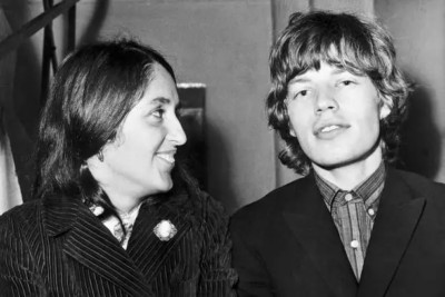 Joan Baez meets Rolling Stones Mick Jagger Glasgow 4x6 Foto 