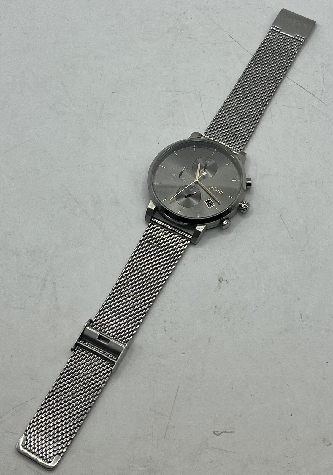 Hugo Boss Mens Integrity Chronograph Quartz Stainless Steel Watch