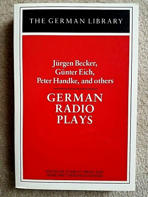 German Radio Plays: Jurgen Becker, Gunter Eich, Peter Handke (Paperback, 1991)