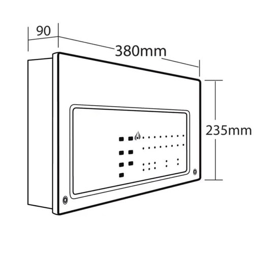 C-TEC XFP501E/CA XFP 1 Loop 16 Zone Addressable Fire Panel (C-TEC CAST protocol) - Bild 2 von 2