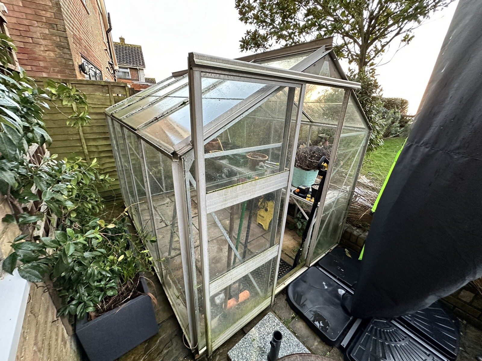 Large greenhouses used 180cm X 260cm eBay