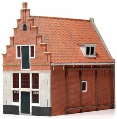 HO Artitec Tradesman House Kit Unassembled Unpainted #10.165